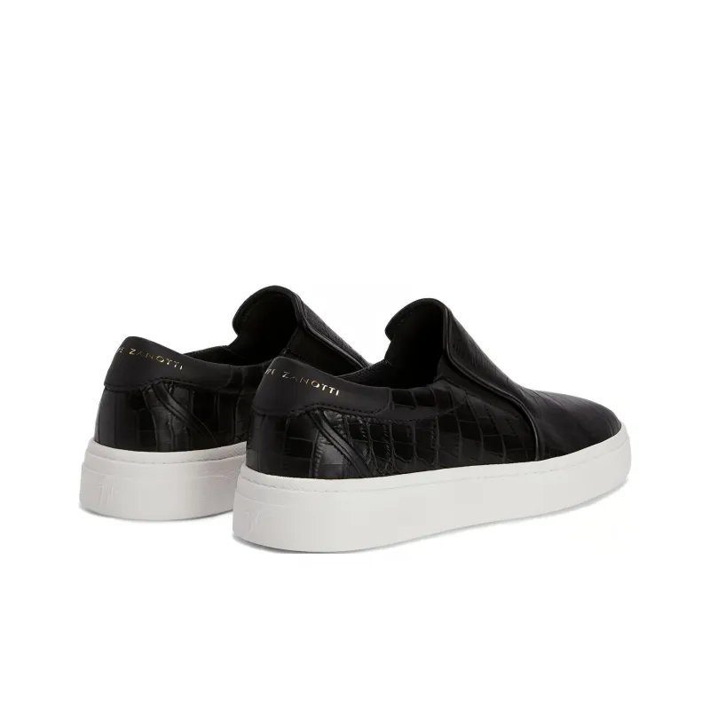 Giuseppe Zanotti Gz94 Crocodile embossed Leather Sneakers-3