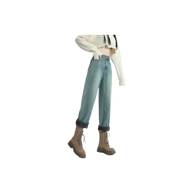 Weixi Jeans Women's Vintage Green-3