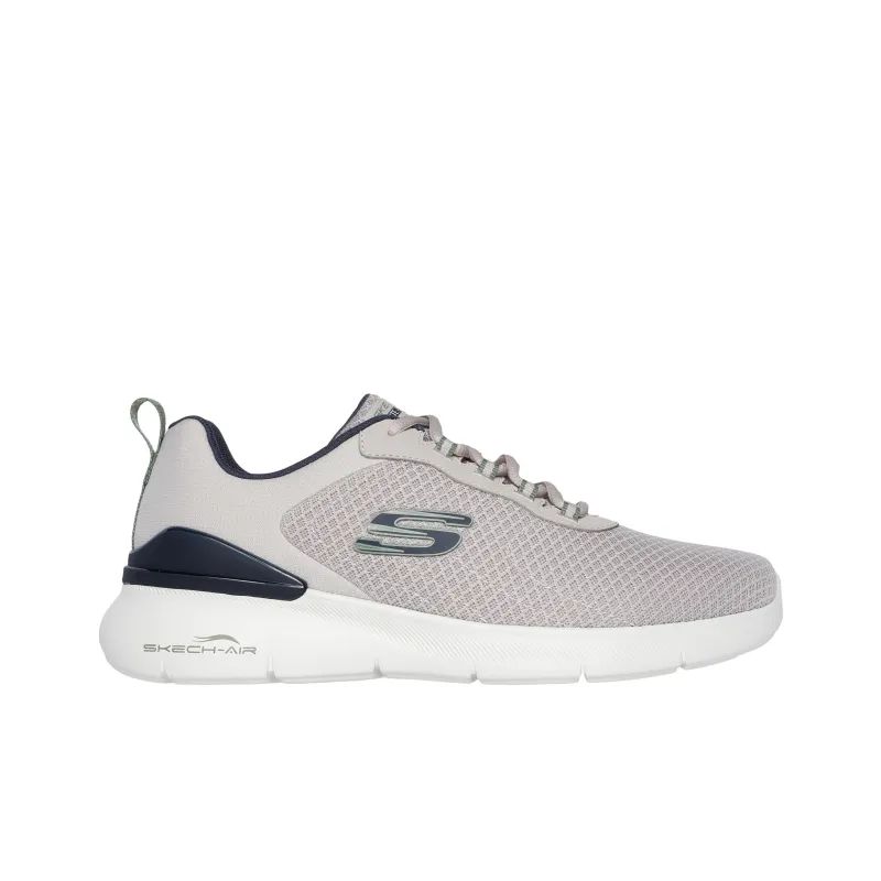 Skechers Skech Air Dynamight Abrasion Resistant Low Top Casual Shoes Men's Taupe-1