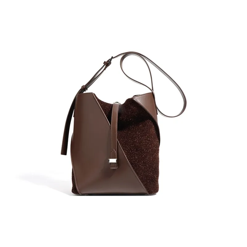 FAIRWHALE Anti velvet Cowhide Shoulder Bag Regular Women's Multicolor-10