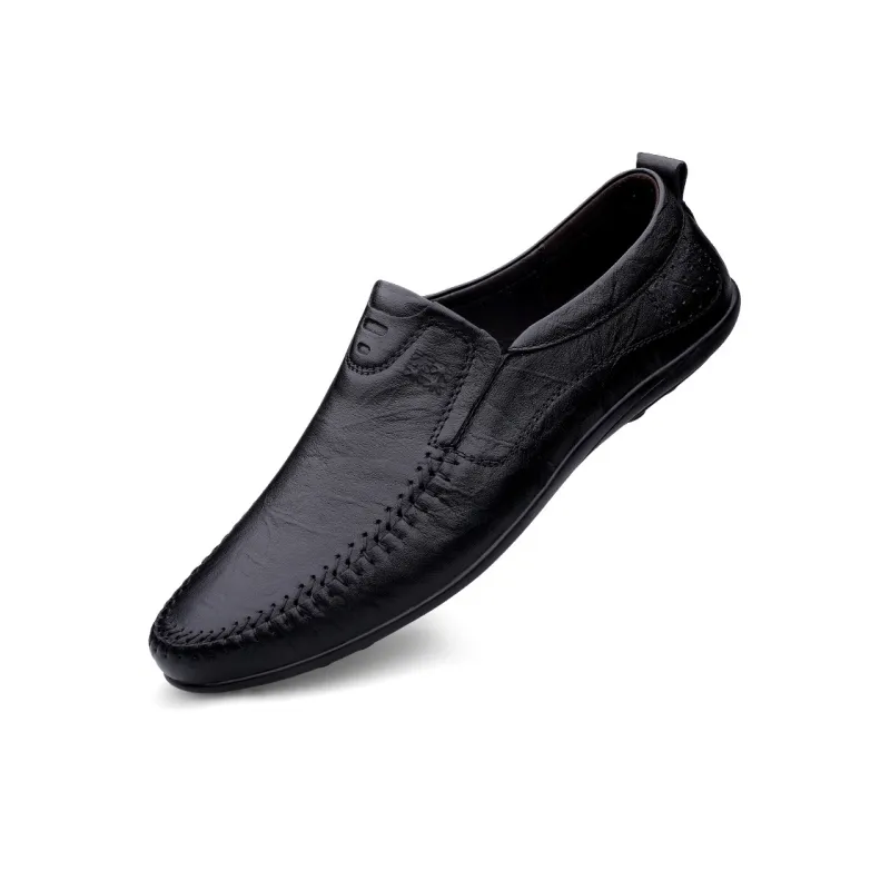 Mulinsen Men's Casual Shoes Men Low Top Black/Red Brown/Dark Brown-2