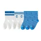 2 White Double Stripe+2 Large C+3 Blue