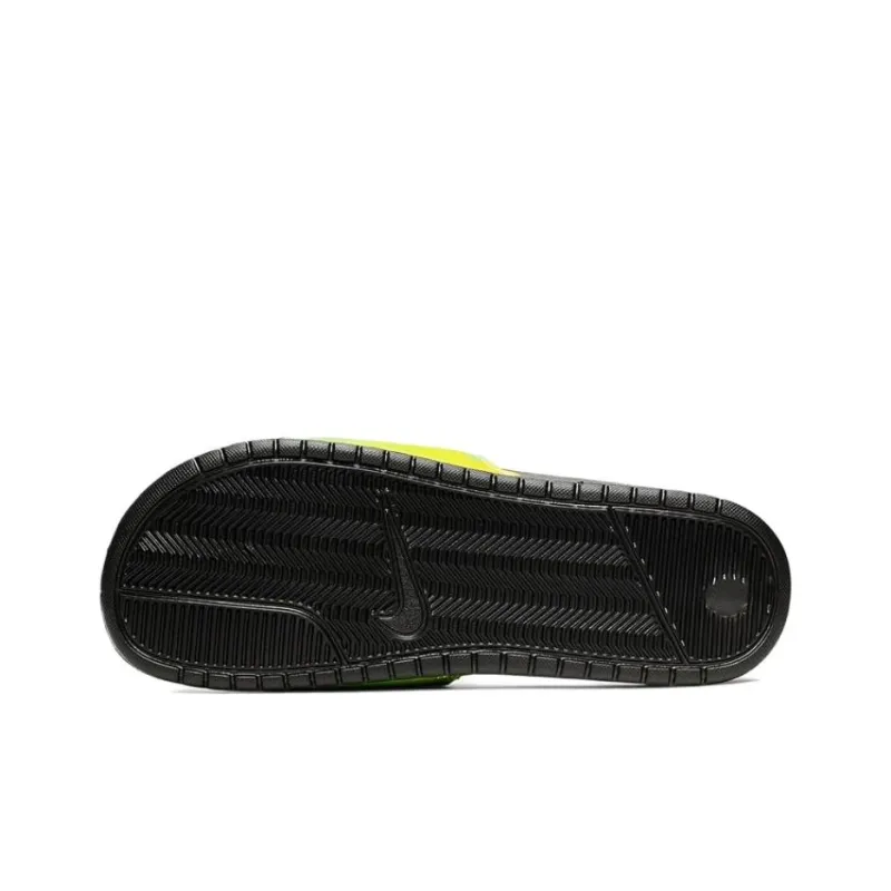 Nike Benassi JDI Print Slip-Resistant Abrasion-Resistant Slide Slippers Men's Black-3