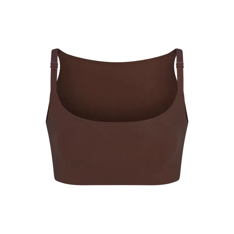 SKIMS FW24 FITS EVERYBODY BACK SMOOTHING SCOOP BRALETTE Bra Women's 1 Pack COCOA/Cocoa-0