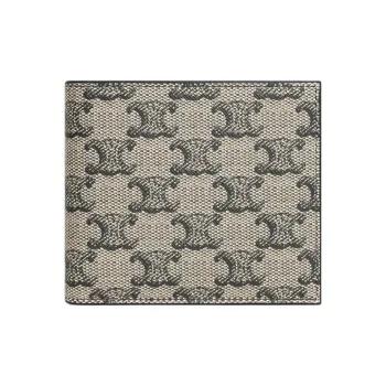 CELINE Canvas Wallet Men's Light Umber