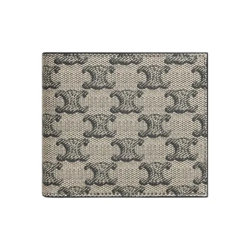 CELINE Canvas Wallet Men's Light Umber