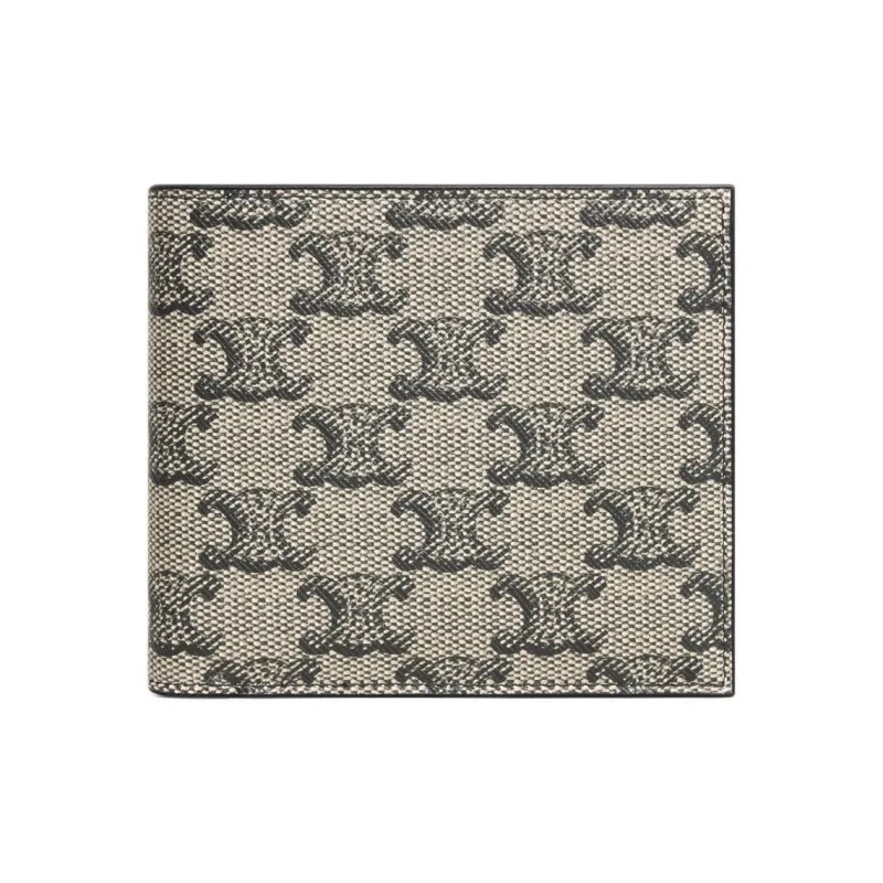 CELINE All Over Logo Patterned Bi Fold Wallet-0