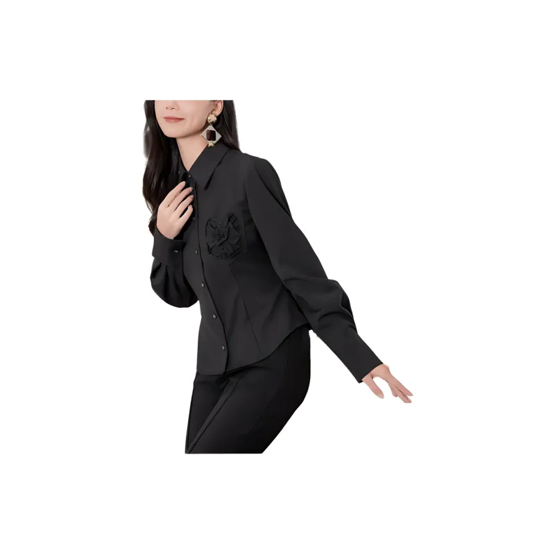 BESIONIA FW24 Shirt Women's Black-3