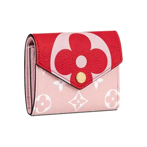 LOUIS VUITTON Zoe Wallet Monogram Giant Red/Pink