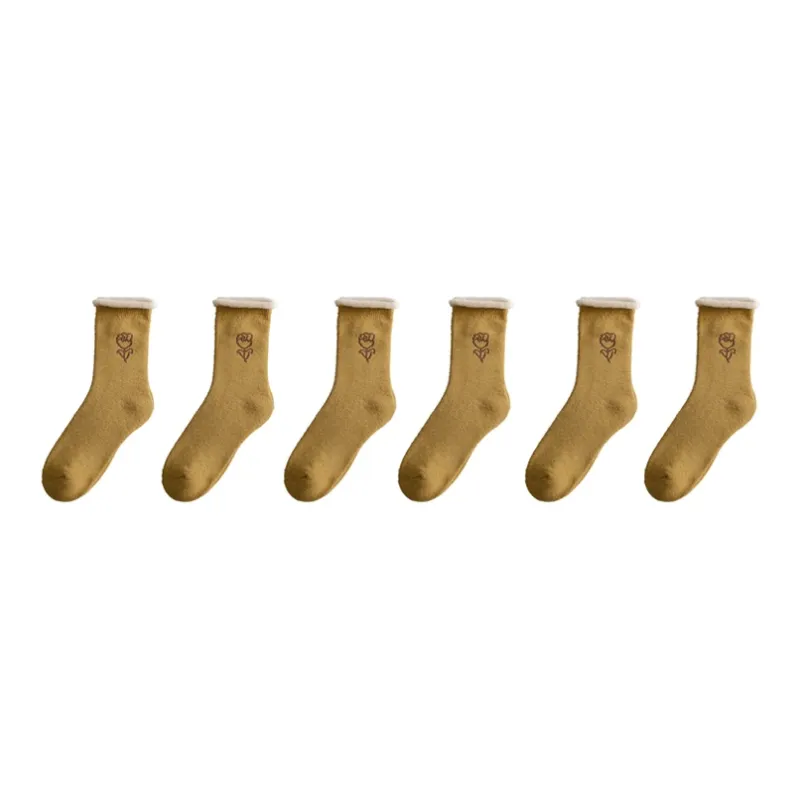 YUZHAOLIN Mid Calf Socks Women's Combo Set-18