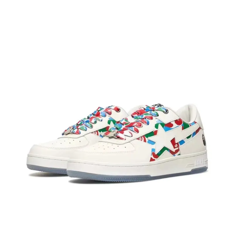 A BATHING APE STA Low Top Skateboard Shoes Unisex City Limited-9