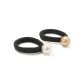 Rhinestone Pearl Hair Tie[Matte 2 Pack]