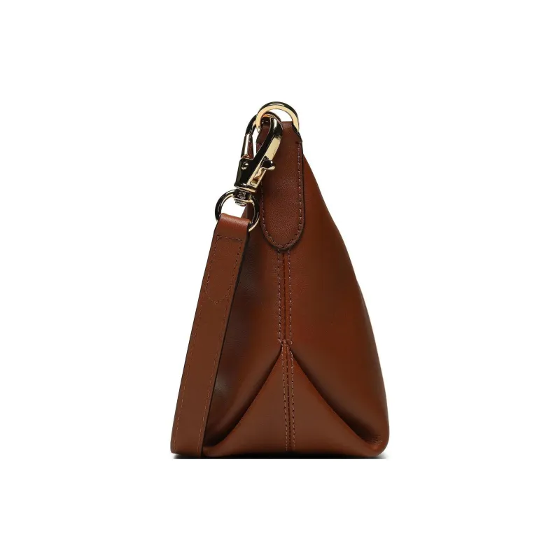 Polo Ralph Lauren Leather Crossbody Bag Shoulder Bag Women's Brown-1