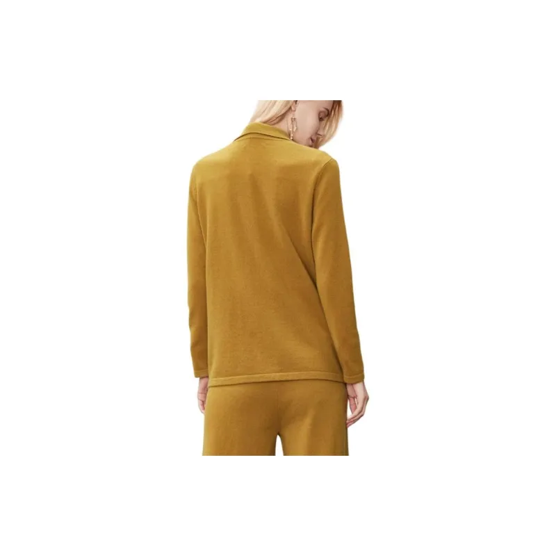 MIHUANG Cashmere Sweater Women's Ginger Yellow-1