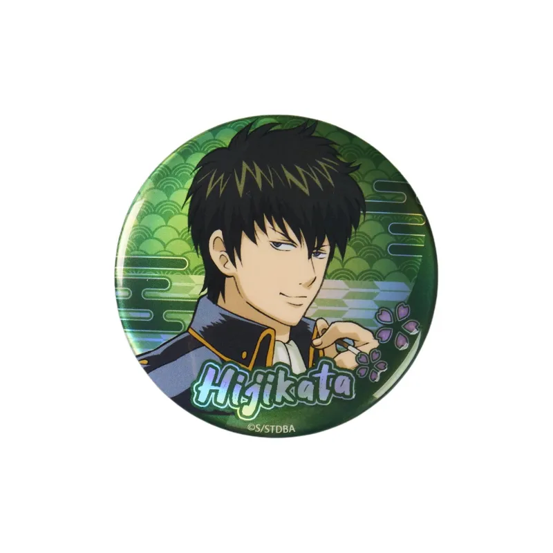 BOOM COMIC Gintama Carved Badge Gintoki Sakata Toushirou Hijikata Official Store Badges-1