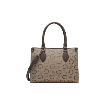 GUESS Artificial Leather Shoulder Bag Crossbody Bag Handbag Small Size Women's Brown