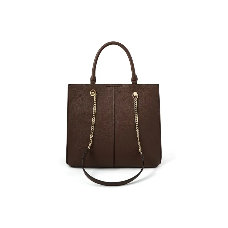 Vigno Synthetic Leather One Shoulder Handbag Regular Women's Brown/Khaki/Apricot/Black/Umber-4