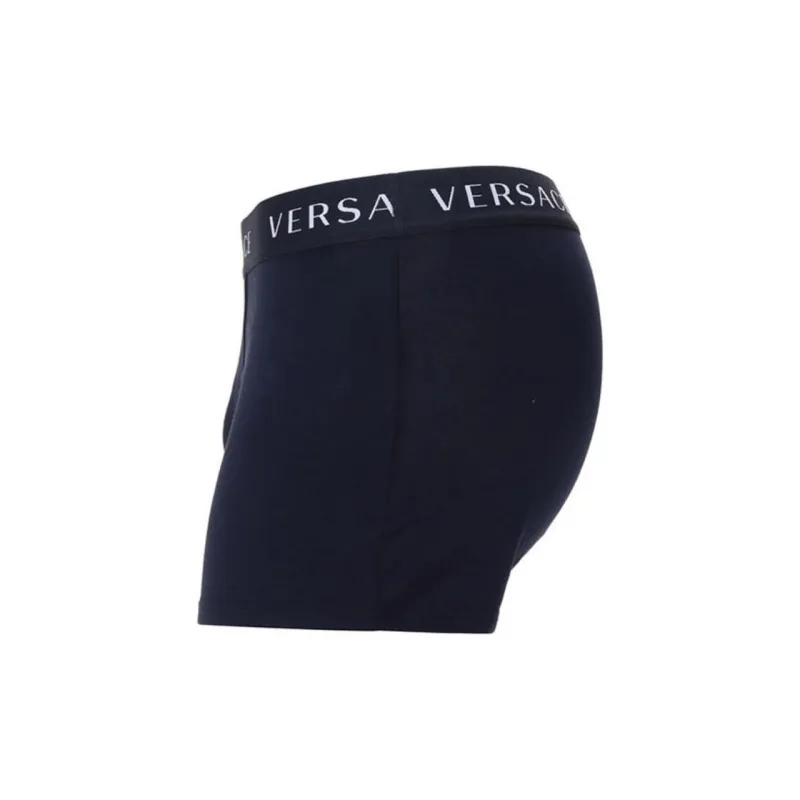 VERSACE Logo Trunks Bi Pack 'White/Blue'-4