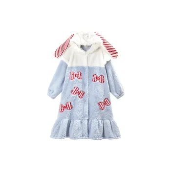 YSO Pajama Robe Women's Aqua Blue