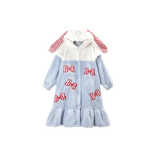 YSO Pajama Robe Women's Aqua Blue