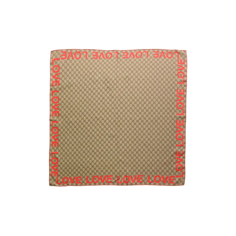 GUCCI Silk Scarves Unisex-1