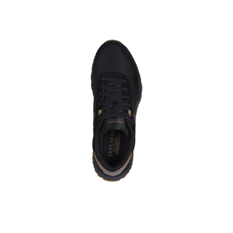 Skechers Street Wear Placer - Berwick Wear-Resistant Low-Top Casual Shoes Men's Black-3