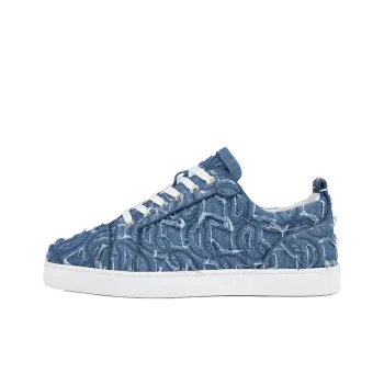 CL LUBOTING Louis Junior 1.0 Low Top Skateboard Shoes Men's Blue