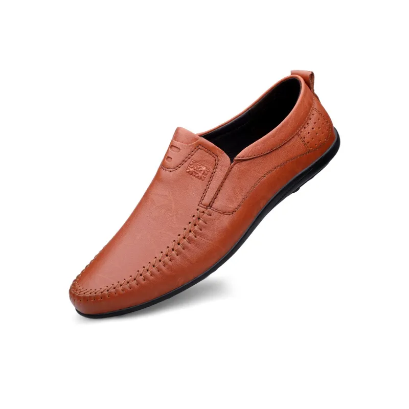 Mulinsen Men's Casual Shoes Men Low Top Black/Red Brown/Dark Brown-5