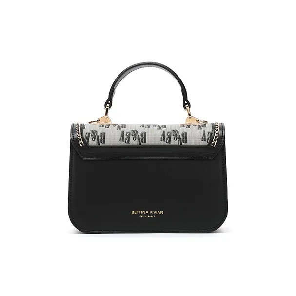 BETTINA VIVIAN PU Handbag Crossbody Bag Regular Women's Black-4