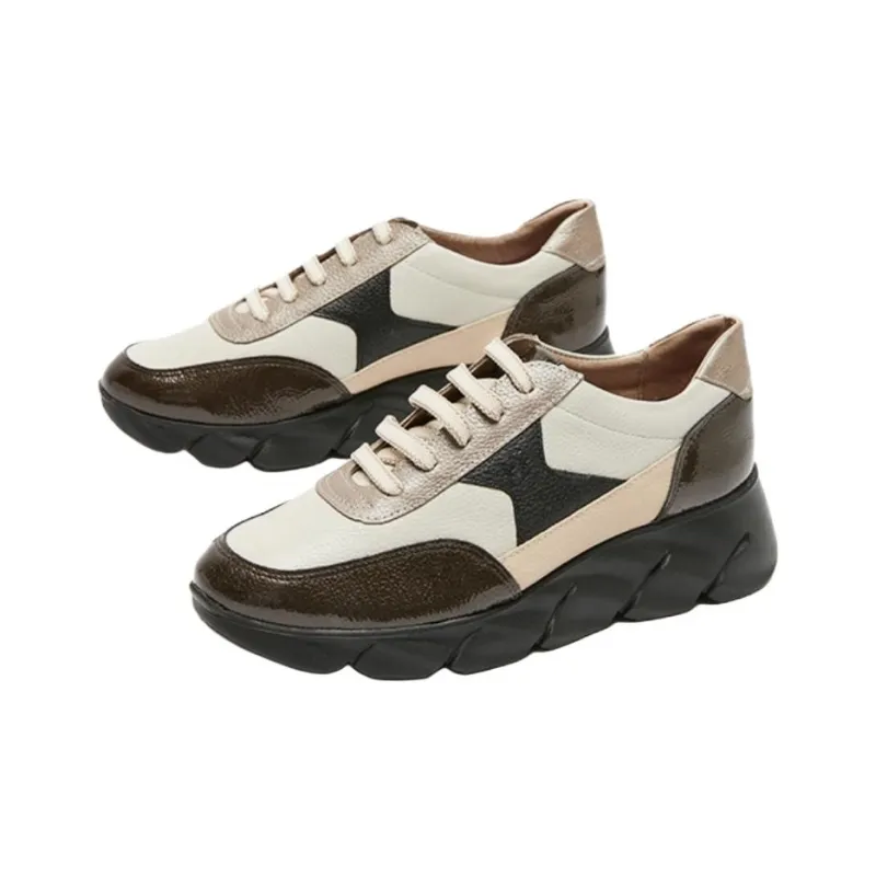 24hrs Low-Top Casual Shoes Women's White Black-3