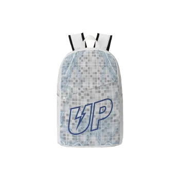 TURN UP Nylon Backpack Unisex White
