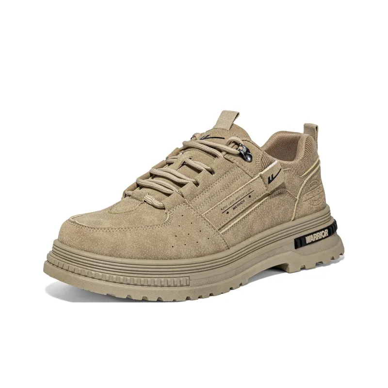 Warrior Outdoor Work Boots Skateboard Shoes Men's Khaki-2