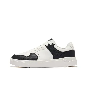 Erke Sky Comfort Anti Slip Wear Resistant Low Top Skateboard Shoes Men's Microcrystal White/Jet Black