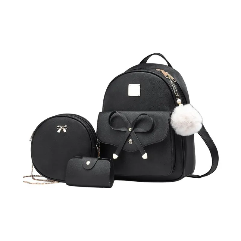 Weymond Artificial Leather Backpack Regular Women's Multicolor-4