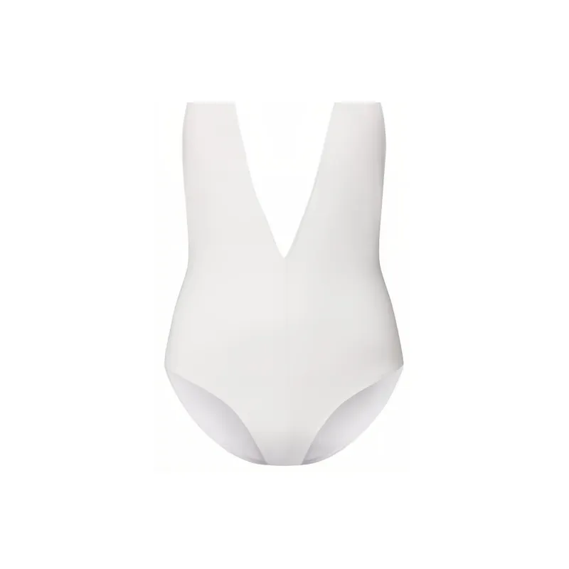 LOUIS VUITTON Brooch Detail V Neck One Piece Swimsuit-4