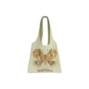 AOSONG Tech Suede Fabric Shoulder Bag Regular Women's Yellow