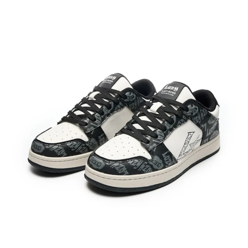 LAZY BONS Low-Top Skateboard Shoes Unisex-9