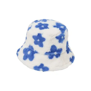 JONNY MOORE Faux Rabbit Fur Bucket Hats Unisex