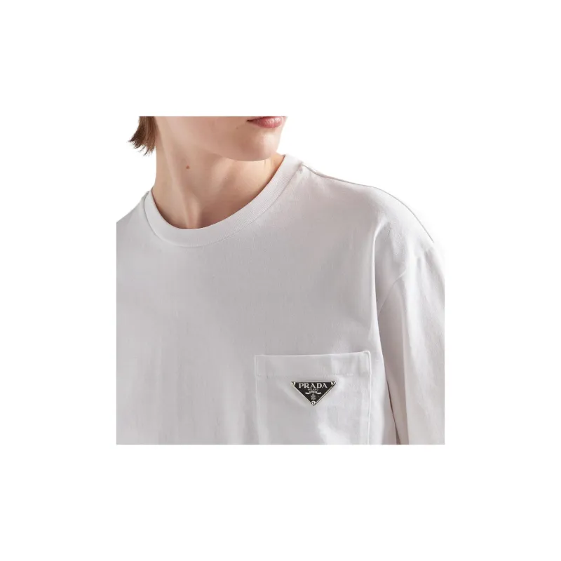 PRADA T Shirts Women's White-3