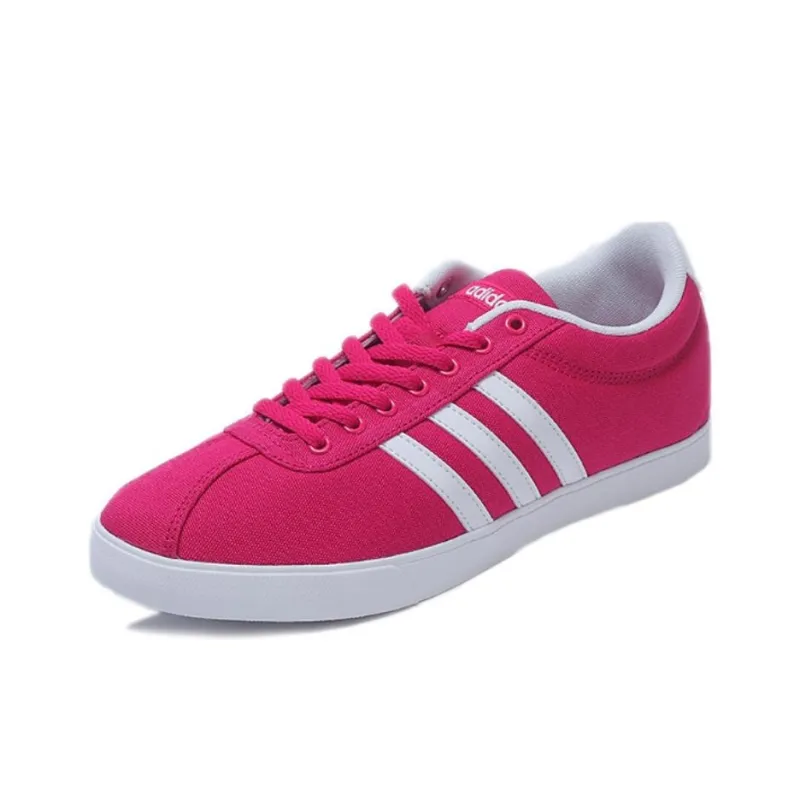 Adidas Courtset Anti-Slip Wear-Resistant Low-Top Skateboard Shoes Women's Pink-2