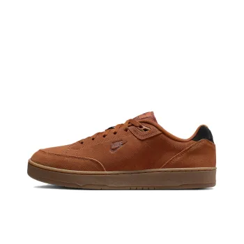 Nike Grandstand 2 Anti Slip Wear Resistant Low Top Skateboard Shoes Men's Reddish Umber