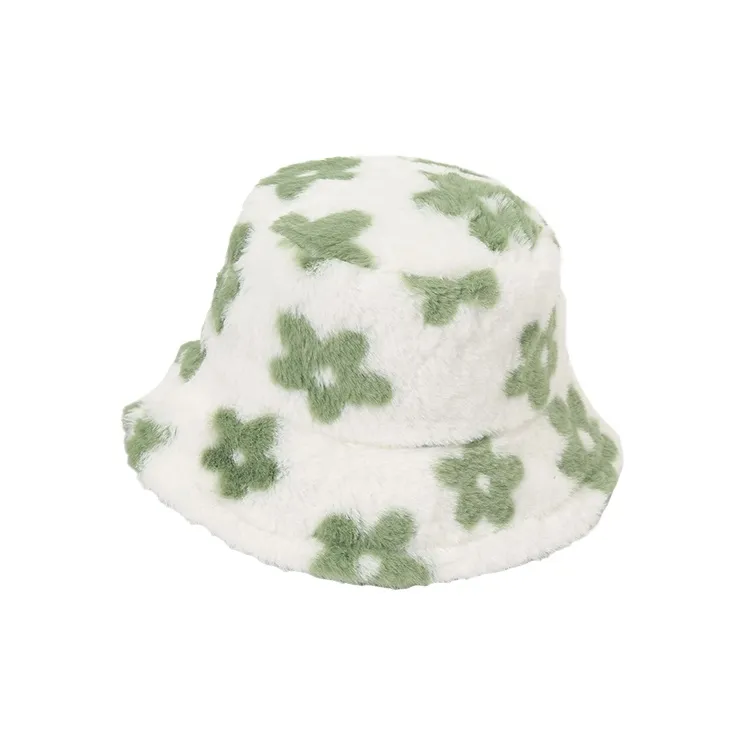JONNY MOORE Faux Rabbit Fur Bucket Hats Unisex-2