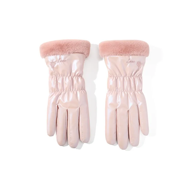 NANJIREN Thickened Warm Gloves Women's-6