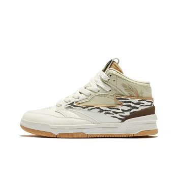 Erke Single No Pair Slip Resistant Height Increasing High Top Skateboard Shoes Women's Jiuzhaigou Color Scheme