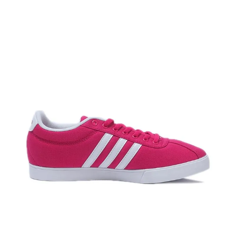 Adidas Courtset Anti-Slip Wear-Resistant Low-Top Skateboard Shoes Women's Pink-1
