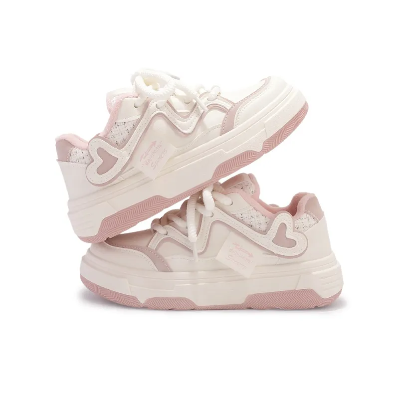 Miss Zhang Slip Resistant Cushioning Wear Resistant Height Increasing Low Top Skateboard Shoes Women's-4