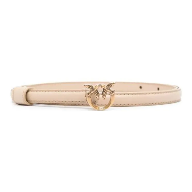 PINKO Love Birds Buckle Thin Belt-0