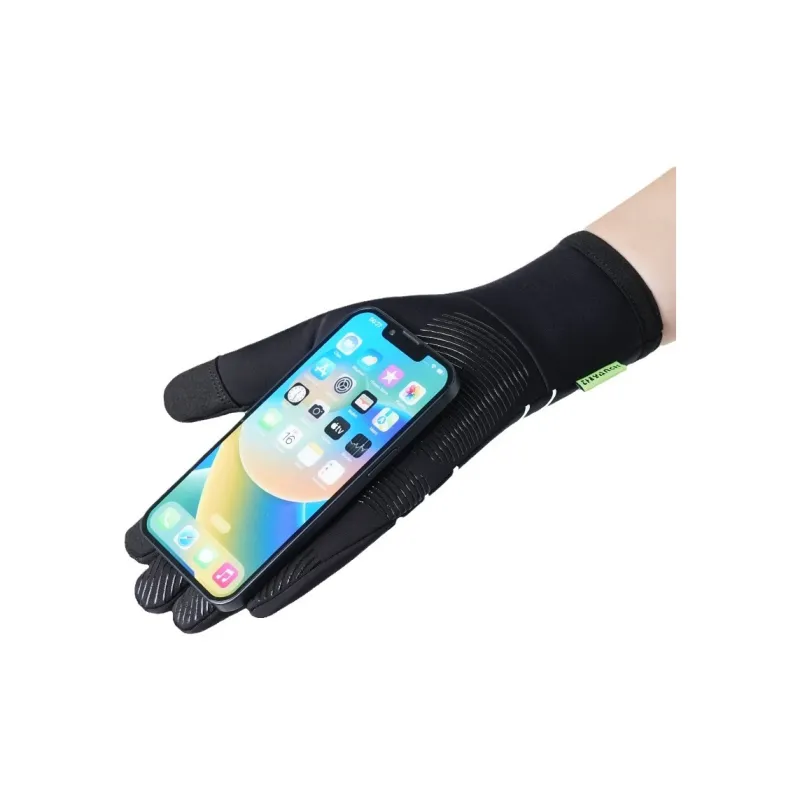AAJF O Ring Fleece Dive Cloth Conductive Fiber Gloves Unisex-3
