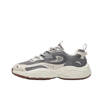 Anta Anti-Slip Wear-Resistant Low-Top Chunky Sneakers Men's Gray