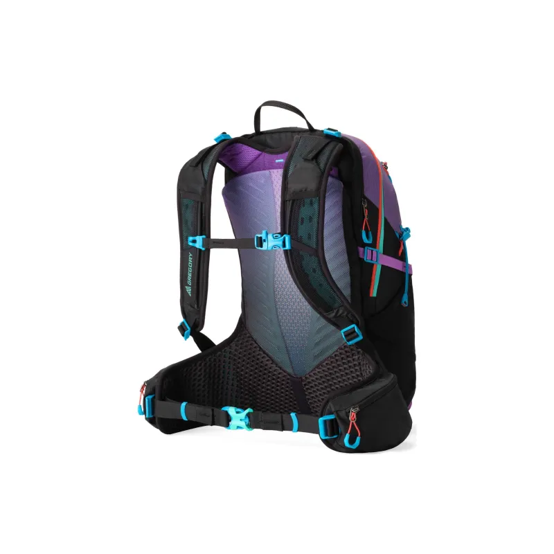 GREGORY Nylon Outdoor Hiking Bag Backpacks Women's Purple & Blue-1